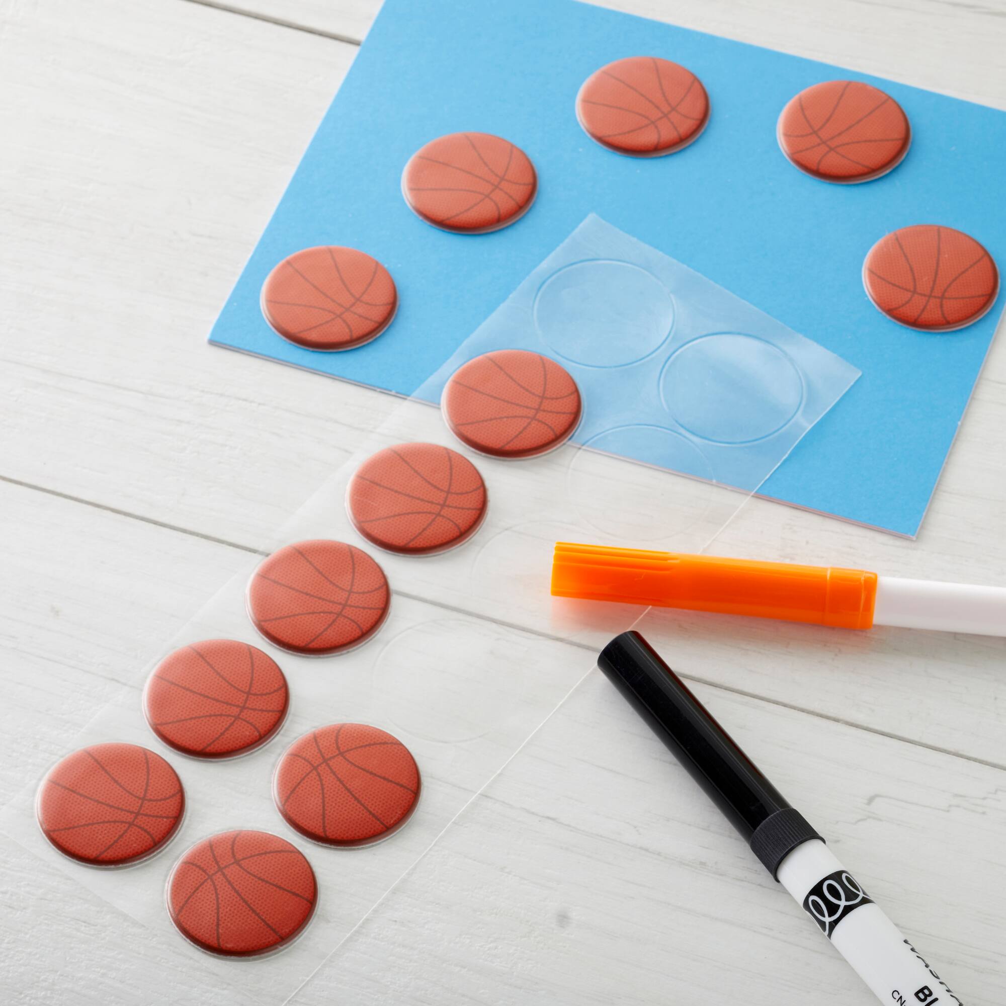 Mini Basketball Stickers by Recollections™